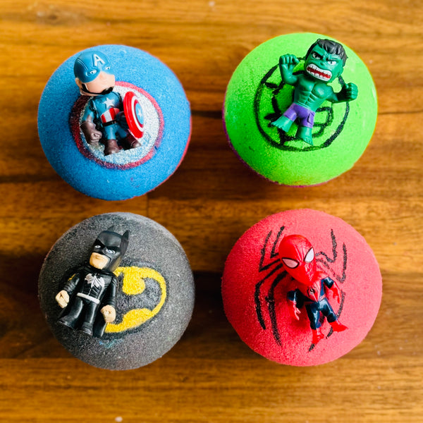 Superhero Toy Surprise Bath Bombs