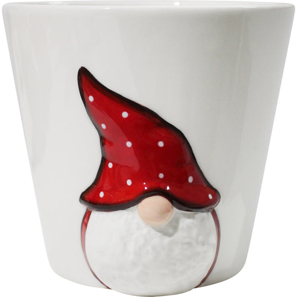 Planter Santa Red