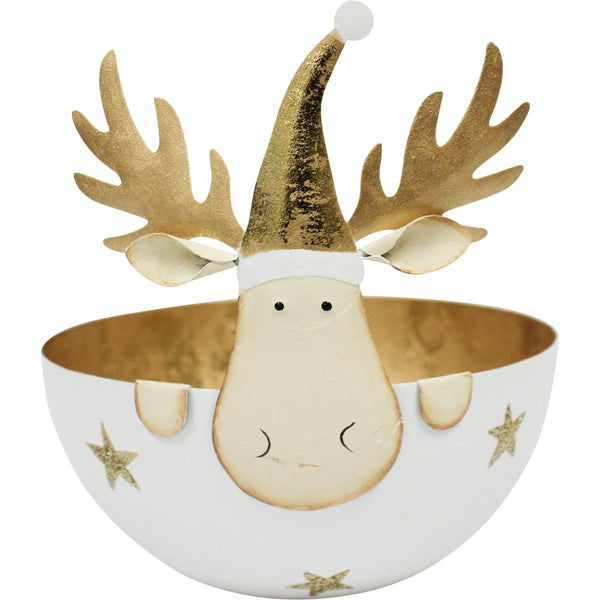 Reindeer Bowl Gold